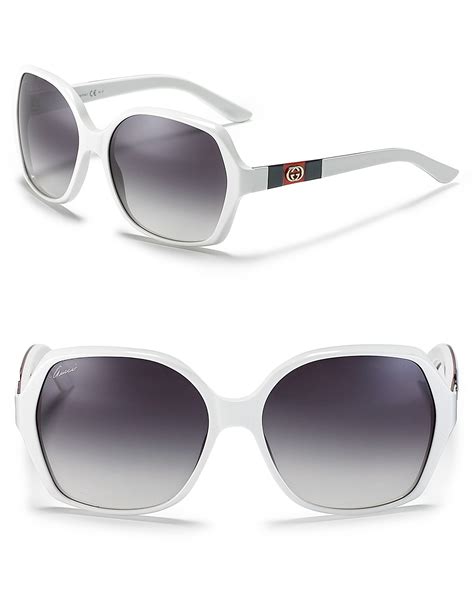 gucci oversized white sunglasses|oversized gucci sunglasses for men.